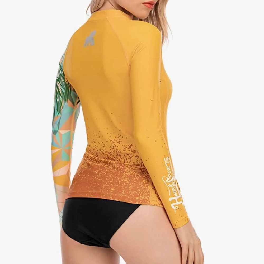SOLD Yellow Rashguard M - Picture 3 of 12